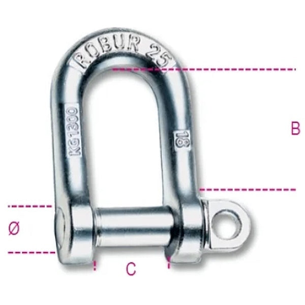 ROBUR GRILLI PER SOLLEVAMENTO DIRITTI ACCIAIO ART.8025