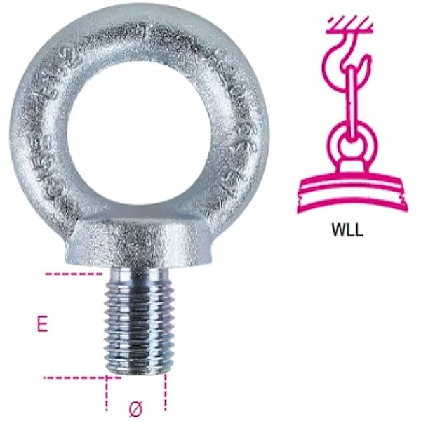 ROBUR BLISTER GOLFARI PER SOLLEVAMENTO MASCHIO ZINCATI ART.8040EZ-K