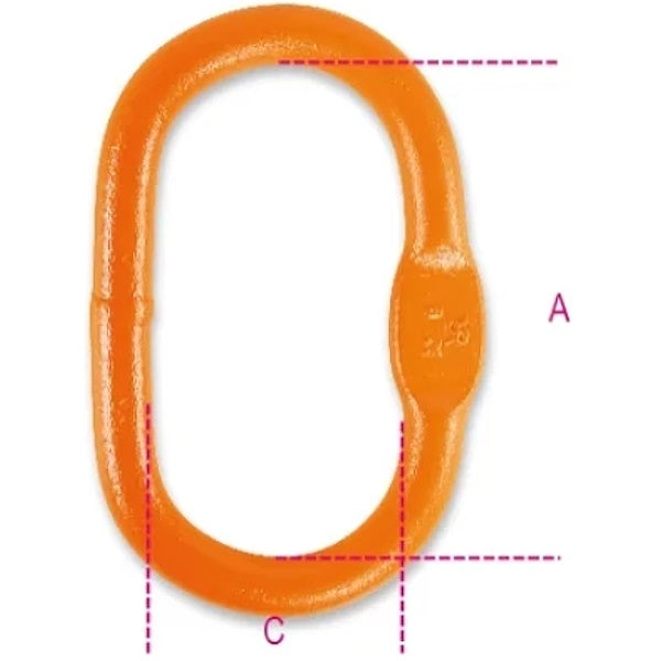 ROBUR CAMPANELLE PER SOLLEVAMENTO IN ACCIAIO ART.8085R