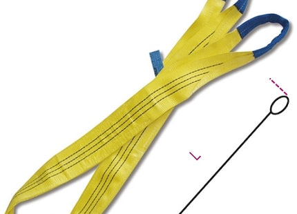 ROBUR FASCIA DI SOLLEVAMENTO ART.8156 WLL KG3000 GIALLO MT 3,0X 90MM