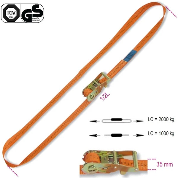 ROBUR SISTEMA DI ANCORAGGIO AD ANELLO CON CRICCHETTO ART.8186 KG2000