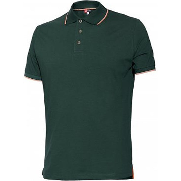 ISSA POLO STRETCH PORTOFINO MANICA CORTA COLORE VERDE BOTTIGLIA