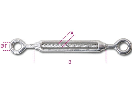 ROBUR INOX AISI 316 TENDITORI A 2 OCCHI M12 WFL KG 690 ART.8205