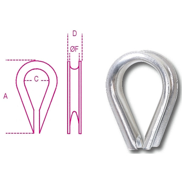 ROBUR INOX AISI 316 RADANCE TIPO PESANTE PER FUNE ART.8220