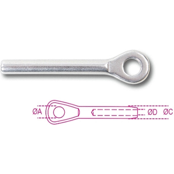 ROBUR INOX AISI 316 TERMINALI AD OCCHIO ART.8286