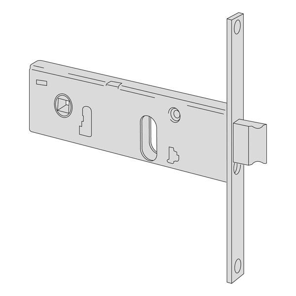 CISA SERRATURA DA INFILARE PER FASCE H.MM44 FRONTALE MM16 AMBIDX