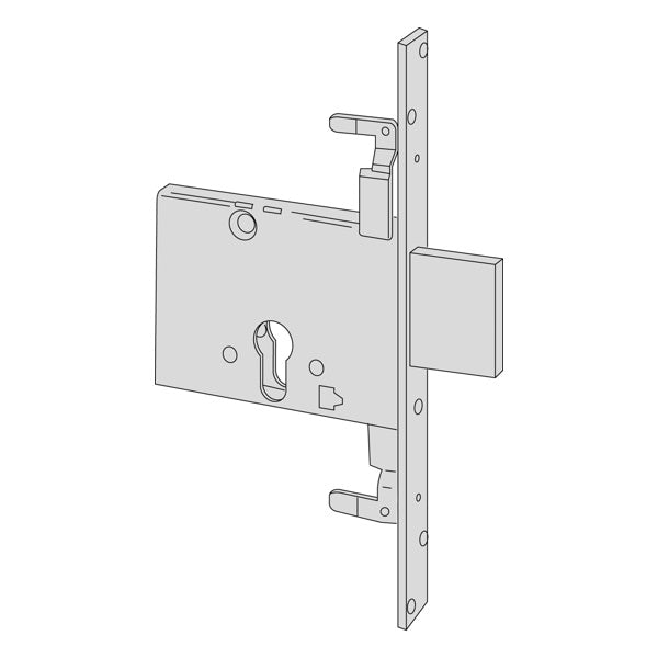 CISA SERRATURA DA INFILARE A CILINDRO YALE AMBIDESTRA