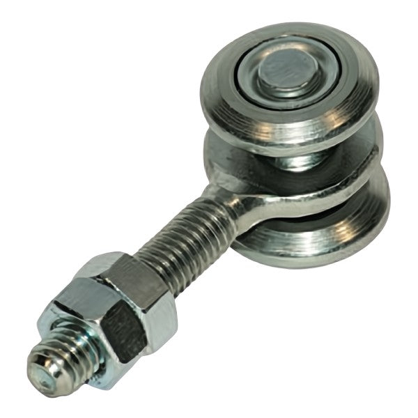 NOVA-FERR CARRELLO A 2 CUSCINETTI IN ACCIAIO ZINCATO BIANCO