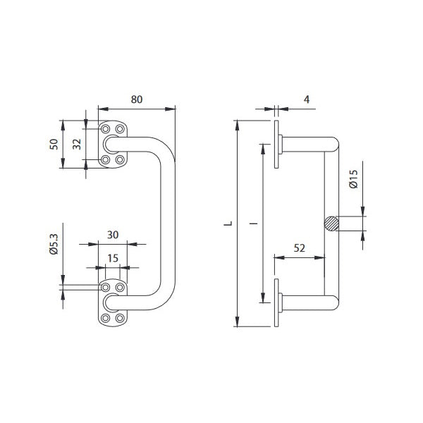COMUNELLO MANIGLIONE ZANCATO ART.675 COLORE NERO