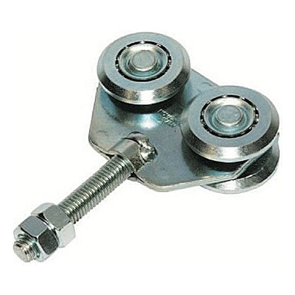 NOVA-FERR CARRELLO A 4 CUSCINETTI IN ACCIAIO ZINCATO BIANCO