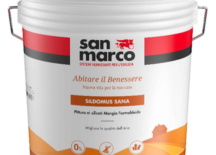 SAN MARCO SILDOMUS SANA BIANCO LT 1 IDROPITTURA AI SILICATI PER INTERNO