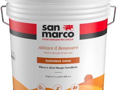 SAN MARCO SILDOMUS SANA BIANCO LT 1 IDROPITTURA AI SILICATI PER INTERNO
