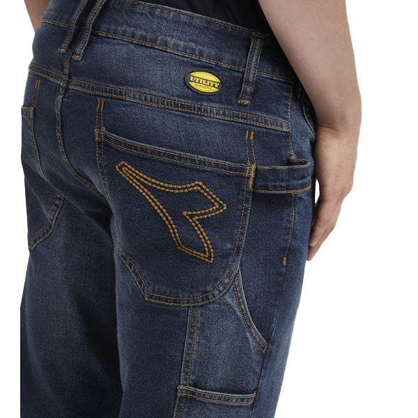 DIADORA PANTALONE PANT STONE JEANS COLORE BLU