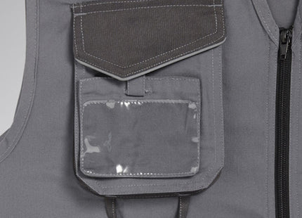 DIADORA GILET DA LAVORO VEST MOVER COLORE GRIGIO ACCIAIO TG.M