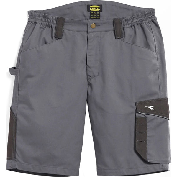 DIADORA BERMUDA DA LAVORO POLY GRIGIO COLORE ACCIAIO