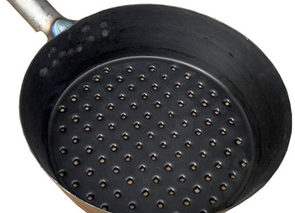 PADELLA PER CASTAGNE IN ACCIAIO FORGIATO SENZA MANICO D.CM 36