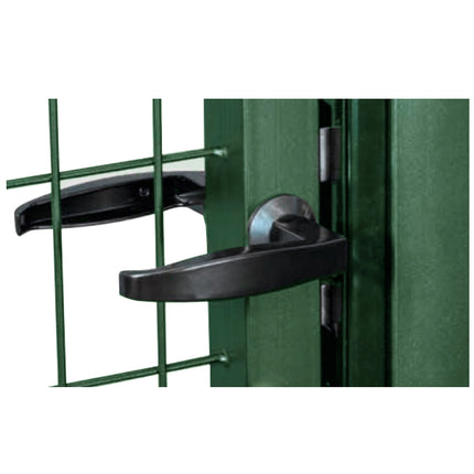 CAVATORTA CANCELLO IN FERRO PLASTIFICATO COLORE VERDE H.CM175X100