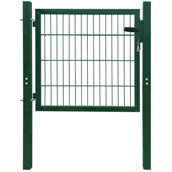 CAVATORTA CANCELLO IN FERRO PLASTIFICATO COLORE VERDE H.CM200X100