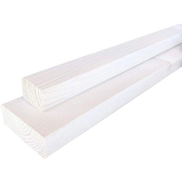 PIRCHER LISTELLO ABETE PIALLATO SU 4 LATI BIANCO