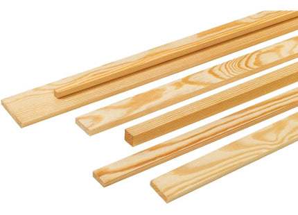 PIRCHER LISTELLO PINO PIALLATO SU 4 LATI MM15X 15X1000