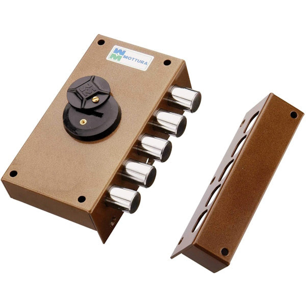 MOTTURA SERRATURA APPLICARE DOPPIA MAPPA LATERALE ENTRATA MM42 20.507