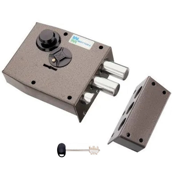 MOTTURA SERRATURA APPLICARE DOPPIA MAPPA LATERALE ENTRATA MM63 20.511