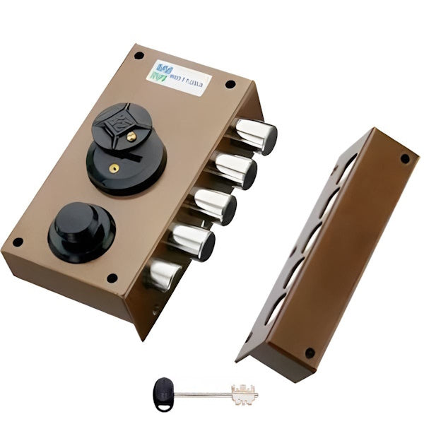 MOTTURA SERRATURA APPLICARE DOPPIA MAPPA LATERALE ENTRATA MM42 20.517