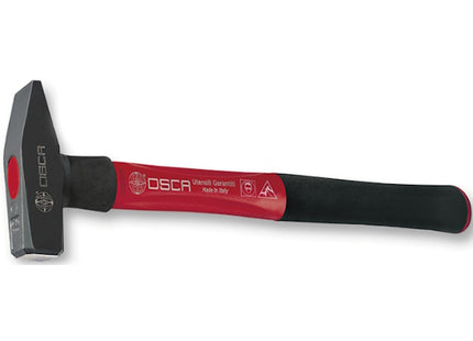 OSCA MARTELLO TIPO TEDESCO CON COLLARE SALVAMANICO MANICO FIBRA GR 500