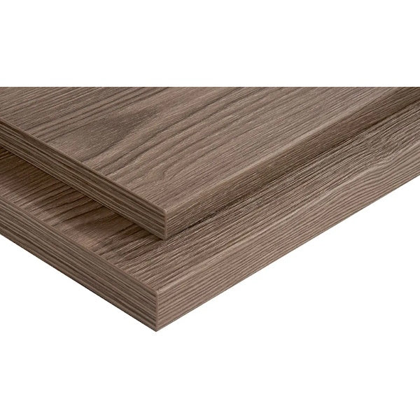 PIRCHER MENSOLA NOBILITATA GRIGIO EFFETTO 3D BORDO IN ABS