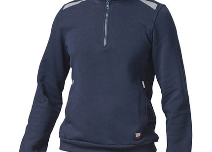 SIGGI FELPA CON ZIP CORTA TASK 2 COLORE BLU TG.XXL*