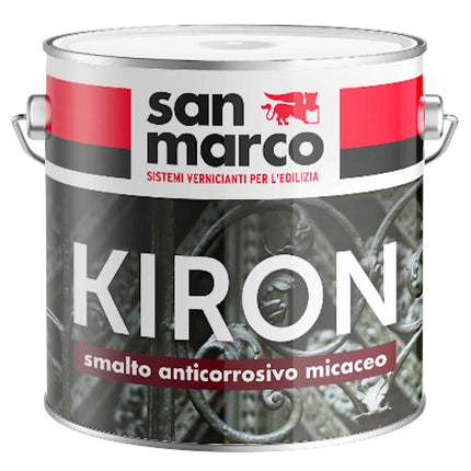 SAN MARCO KIRON SMALTO MICACEO GRANA GROSSA VERDE ZINCO LT0,75