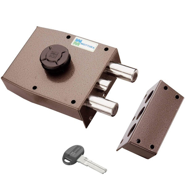 MOTTURA SERRATURA APPLICARE C10 LATERALE ENTRATA MM64 ART.30.411