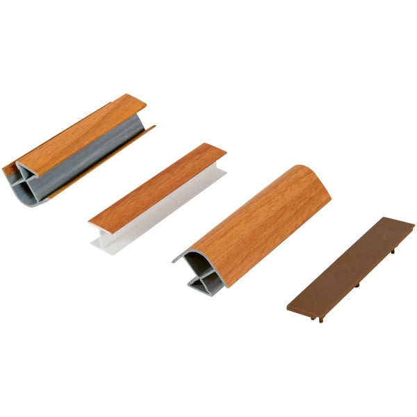 PIRCHER ACCESSORI PER ZOCCOLI CUCINA COLORE NOCE