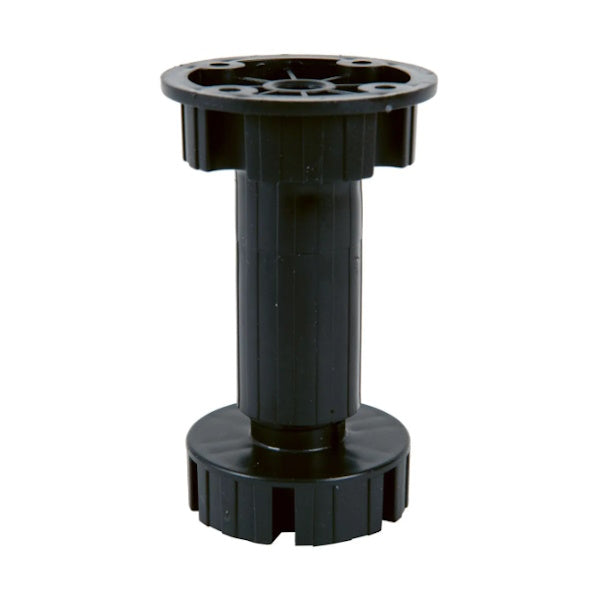 PIRCHER PIEDINI PER CUCINA IN PVC COLORE NERO IN CONF.DA PZ4