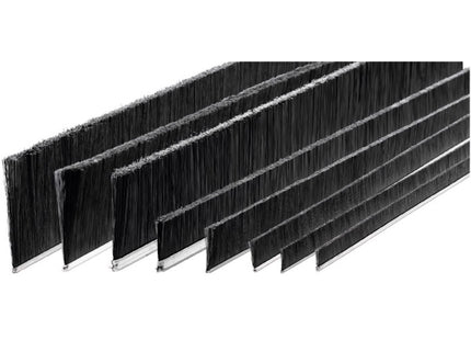 SIT SPAZZOLA PER PORTONI STRIP MM2500X 80 NERO ART.1124