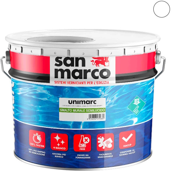 SAN MARCO UNIMARC SMALTO MURALE SEMILUCIDO BIANCO