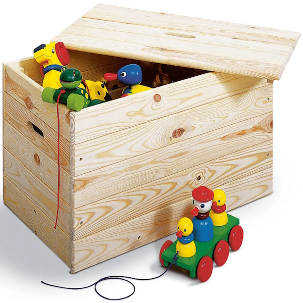 PIRCHER BAULE IN LEGNO MASSICCIO GREZZO