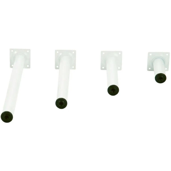 PIRCHER PIEDE TONDO IN METALLO COLORE BIANCO D.MM30