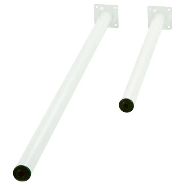 PIRCHER GAMBA PER TAVOLO TONDA IN METALLO COLORE BIANCO D.MM30