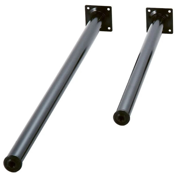 PIRCHER GAMBA PER TAVOLO TONDA IN METALLO COLORE NERO D.MM30