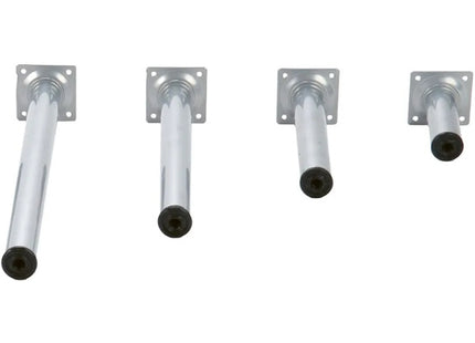 PIRCHER PIEDE TONDO IN METALLO COLORE ARGENTO D.MM30