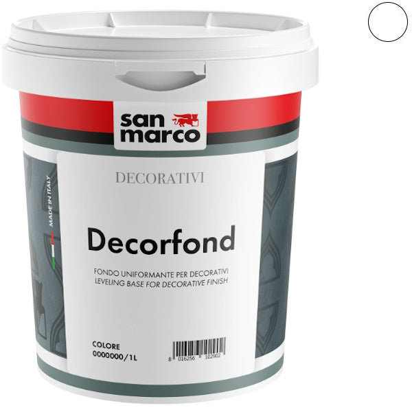 SAN MARCO DECORFOND BIANCO FONDO UNIFORMANTE PER DECORATIVI