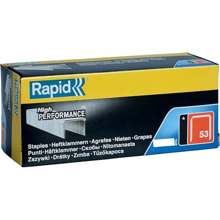 RAPID GRAFFE N.53/ 6MM SCATOLA IN PLASTICA DA PZ5000