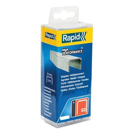 RAPID GRAFFE N.53/ 6MM SCATOLA IN PLASTICA DA PZ5000