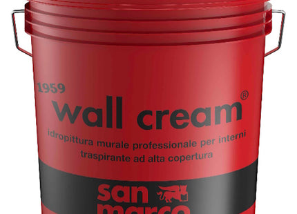 SAN MARCO WALL CREAM BIANCO LT14  IDROPITTURA MURALE TRASPIRANTE