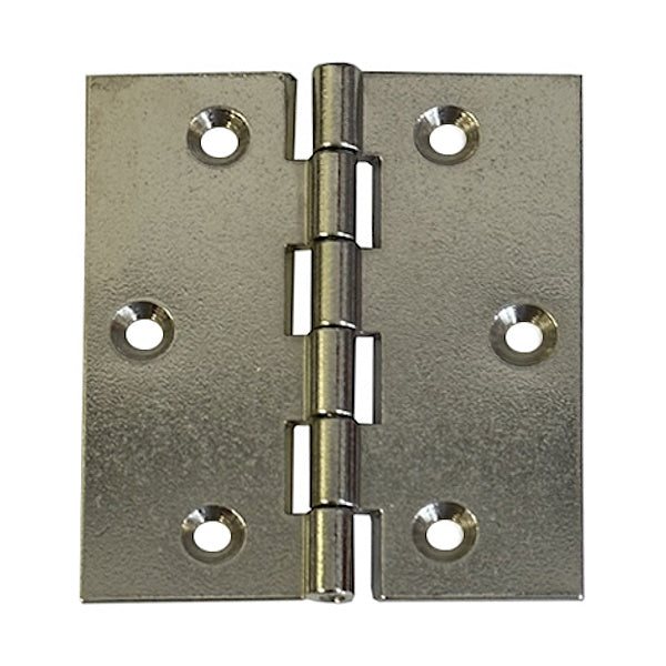 METAL STYLE CERNIERA FRESATA PIANA FINITURA NICHEL LUCIDO CONF.DA PZ2