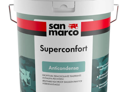 SAN MARCO SUPERCONFORT BIANCO LT10 IDROPITTURA TERMOISOLANTE