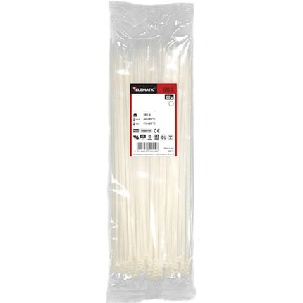 ELEMATIC FASCETTE DI CABLAGGIO IN NYLON NATURALE MM 9,0X780 PZ100