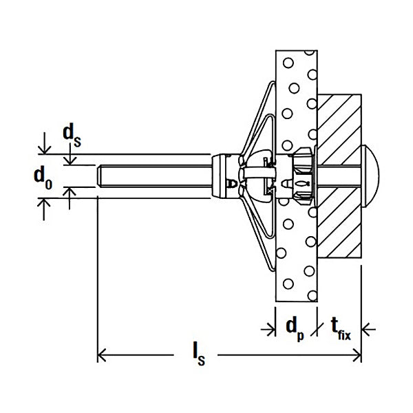 FISCHER TASSELLO DUOHM S IN METALLO PER CARTONGESSO CON VITE TC