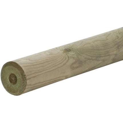 PIRCHER PALO TONDO SENZA PUNTA IN LEGNO CONIFERA IMPREGNATO MM100X3000